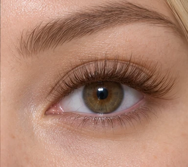 Brown / Color Accent Extensions in Flushing, NY — lash style illustration