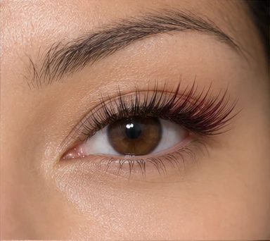 Find Your Lash Signature Color Accent Lash Style Guide — lash style illustration