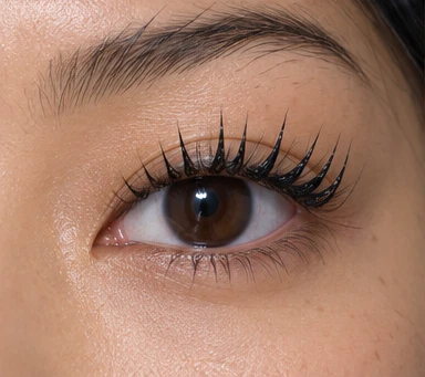 Wet Look Lash Extensions in Flushing, NY — lash style illustration